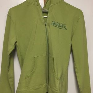 Von Dutch zipper sweatshirt